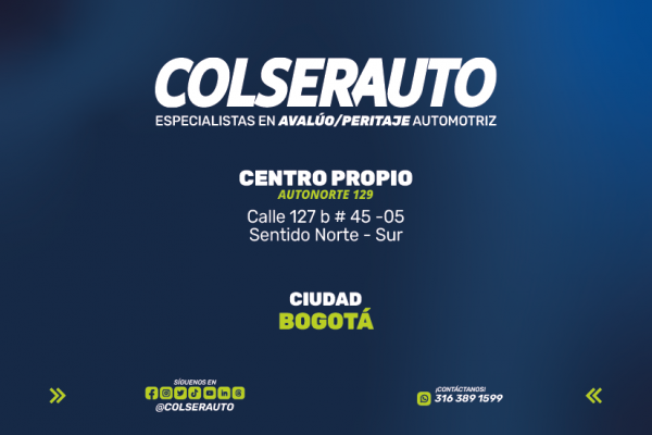 Peritaje vehicular en Bogotá: Calle 127